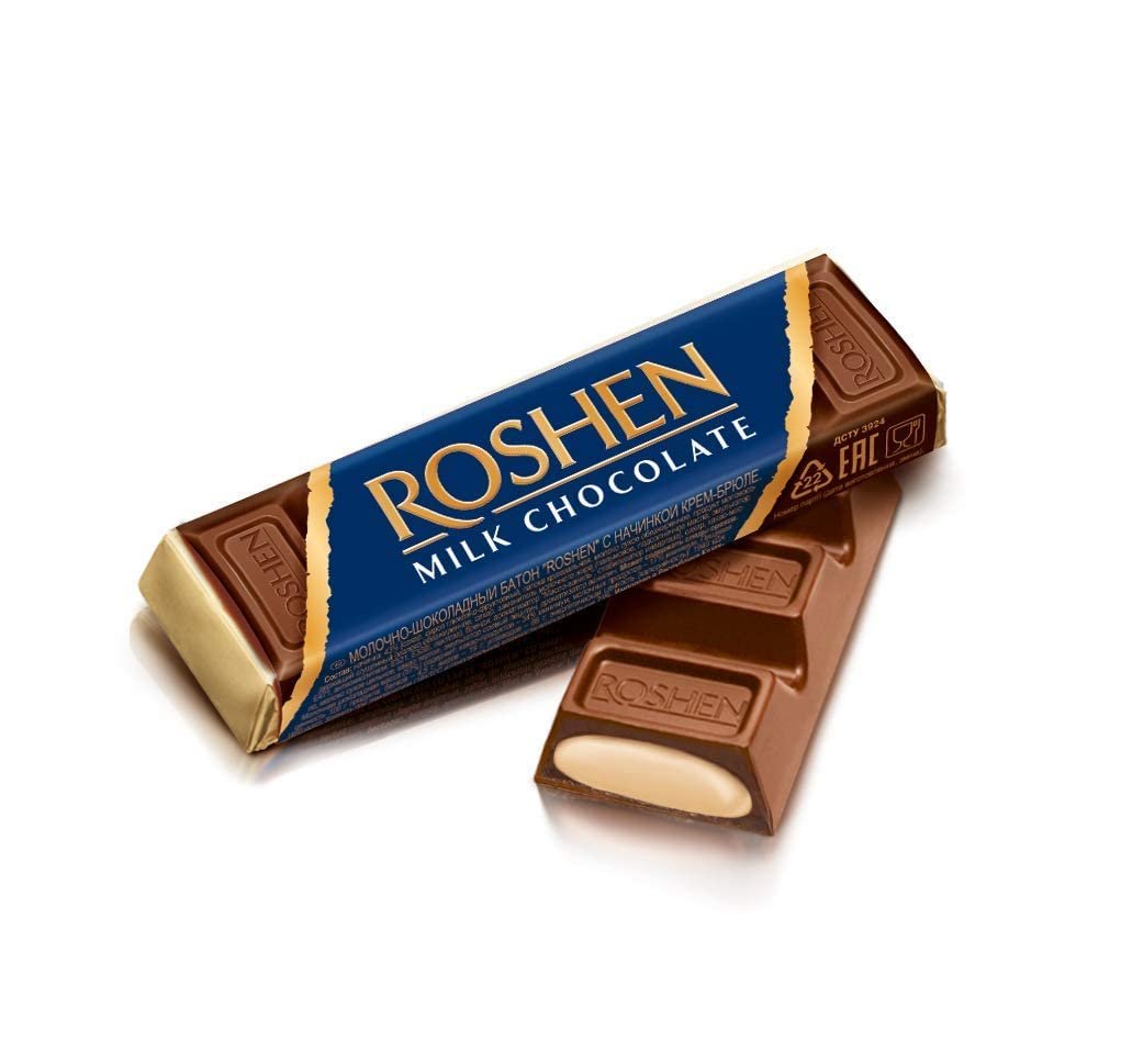 Barre de chocolat au lait Roshen