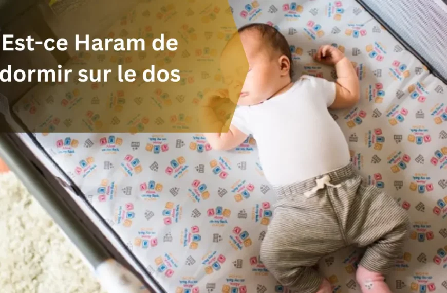 Est-ce Haram de dormir sur le dos