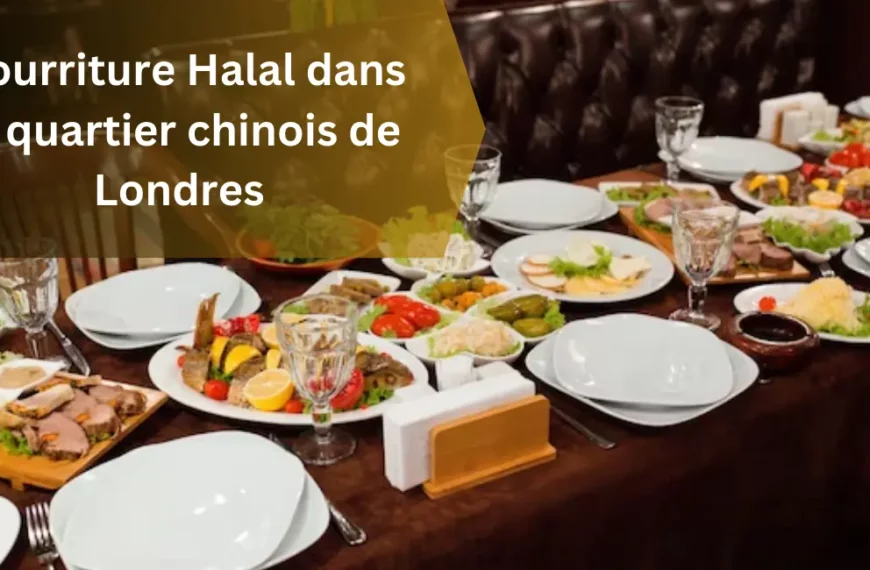 Nourriture Halal dans le quartier chinois de Londres