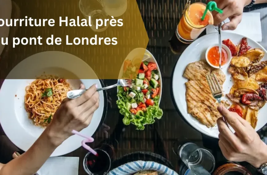 Nourriture Halal près du pont de Londres