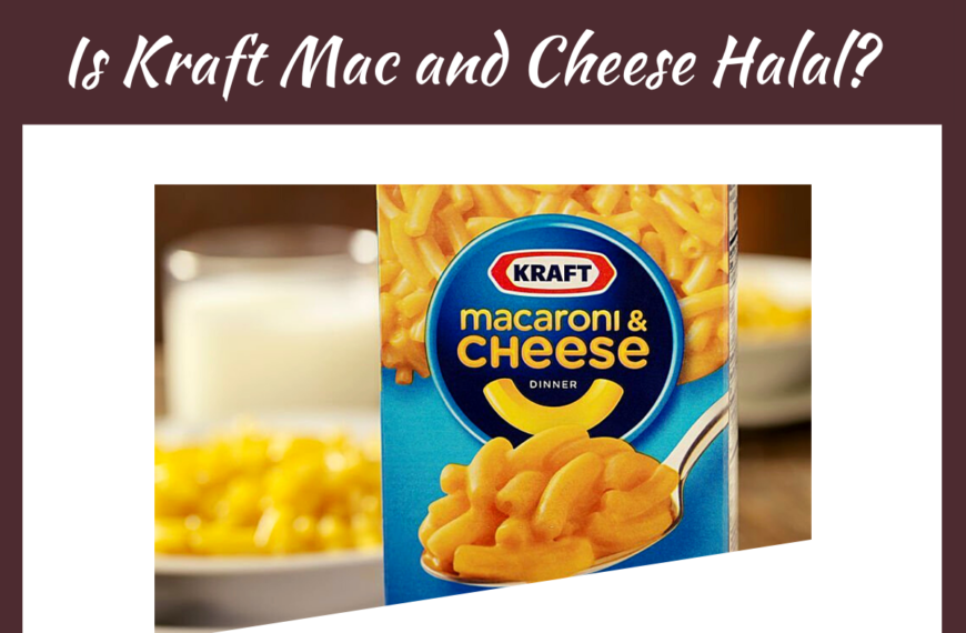 Le macaroni au fromage Kraft est-il halal ou haram ?