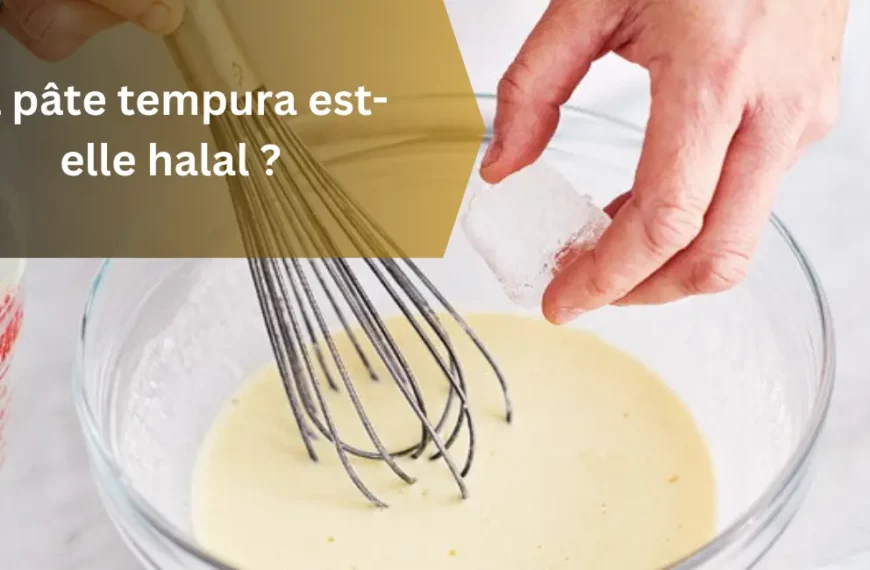 La pâte tempura est-elle halal