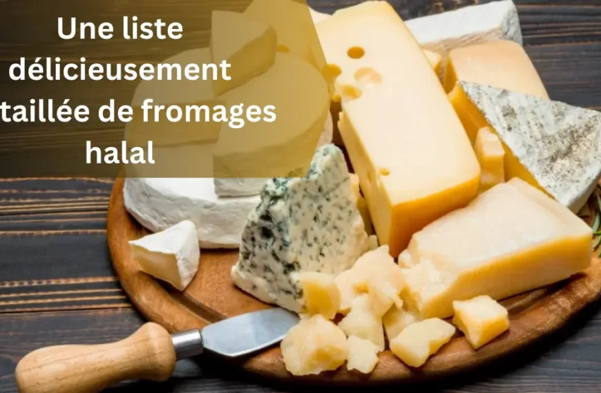 Une liste délicieusement détaillée de fromages halal